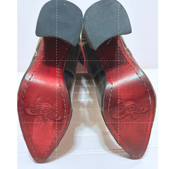 FREE BIRD BY STEVEN JUNO OLIVE MULTI COLOR PATCHWORK TALL BOOTS HANDMADE SIZE 6 - Picture 13 of 13